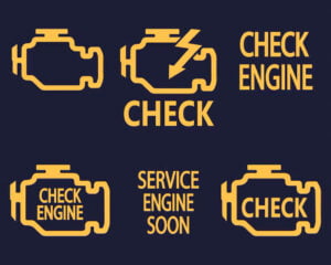 that damn flashing check engine light
